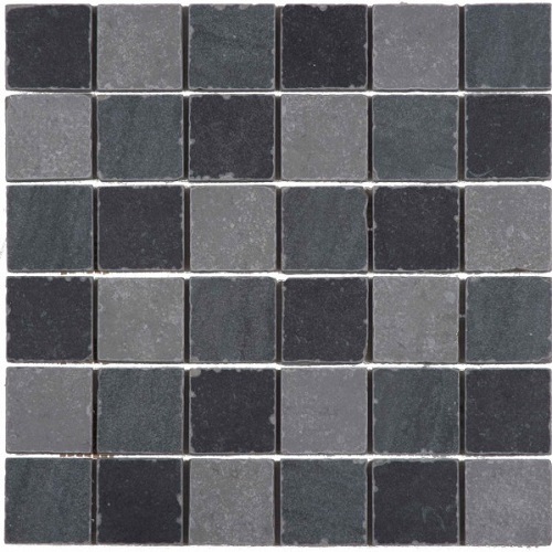 GRES CERAME EMAILLE QUARTZ MIX GRIS/ANTHRACITE