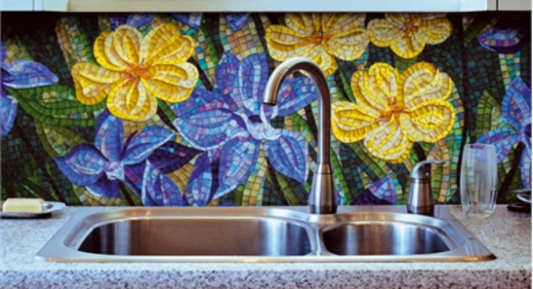 Кухонный фартук: материалы