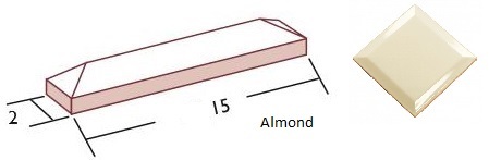 Lux Diamantato Terminale Almond