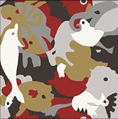 PL21 Motif Elephant Chamois