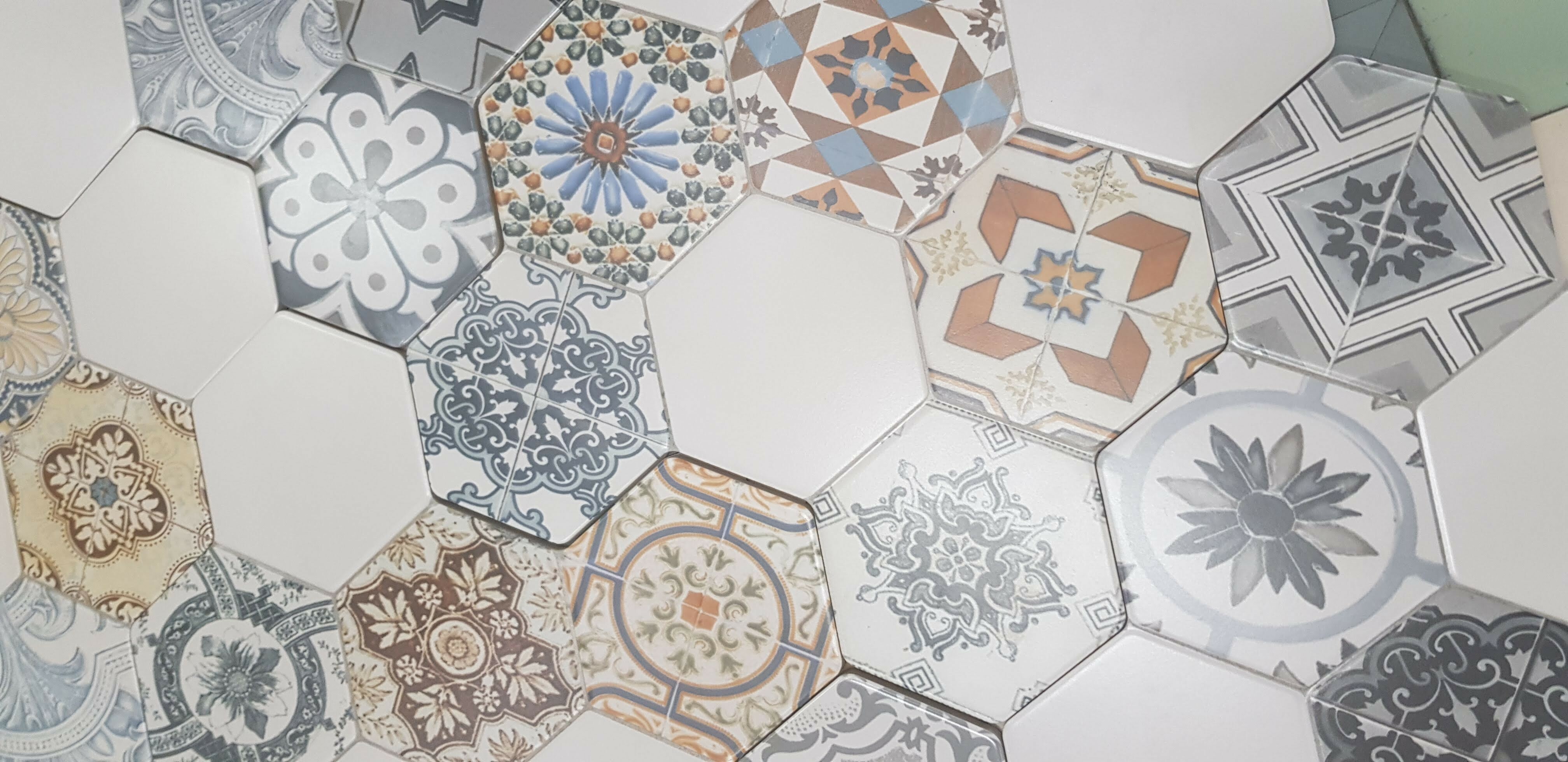 PATCHWORK  CERAMGRANIT TILES HEX MINI