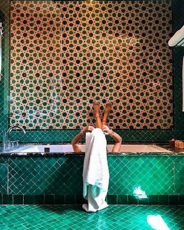 Плитка для ванной: тренды 2018 года