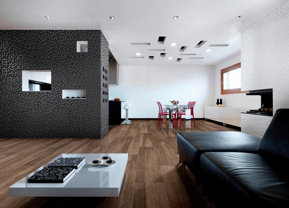 Плитка под мозаику: укладка, фото + видео