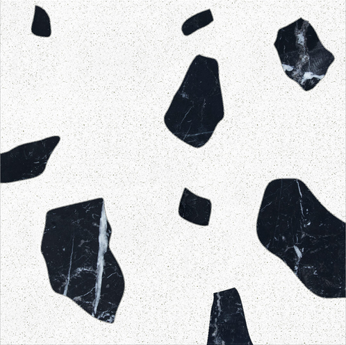 Terrazzo Marble Big 10 (BLACK  on G55)