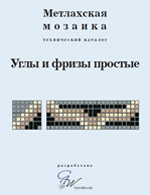 Метлахская мозаика. Углы и фризы простые