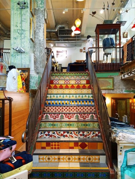 Плитка для отделки лестницы