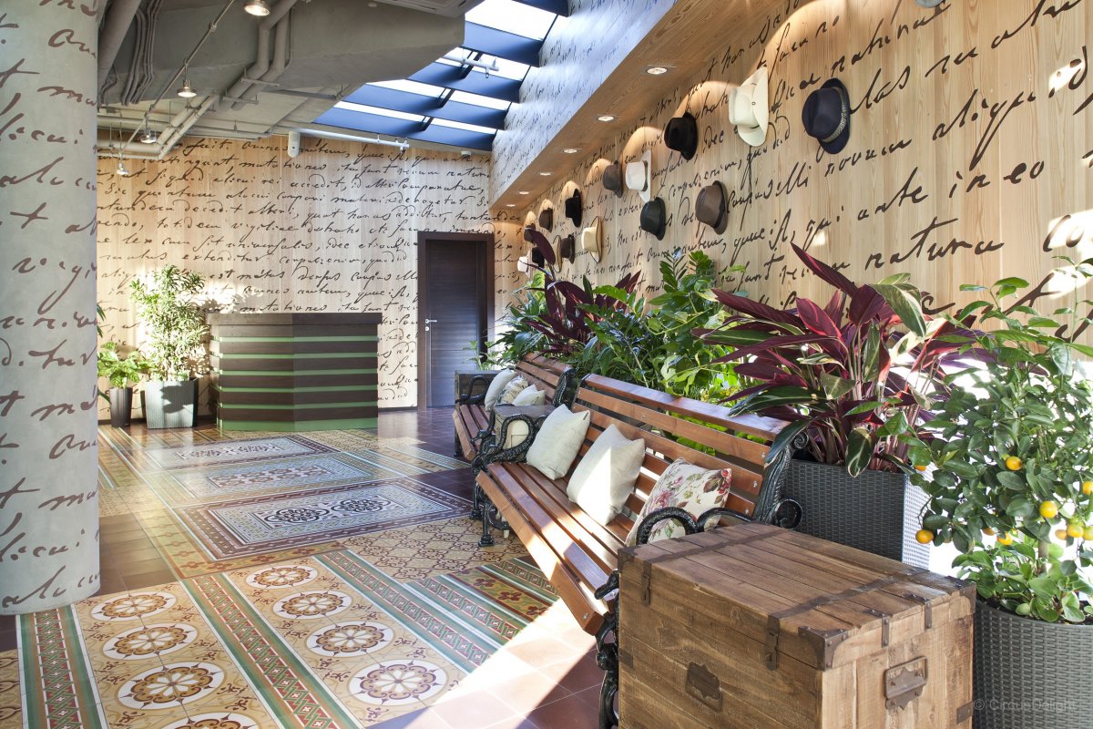 Carodeco в ресторане европейской кухни.