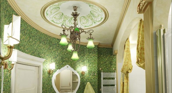 Отделка ванной: более 60 000 руб.