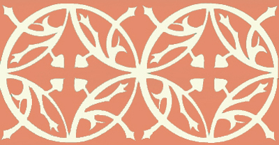 WALLTILES CIRCLE SALMON - ZA-WI