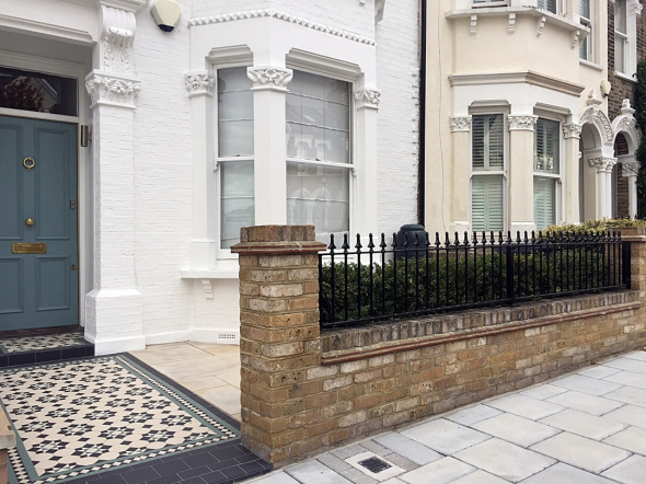 Лондонские дворики с метлахской плиткой Winckelmans