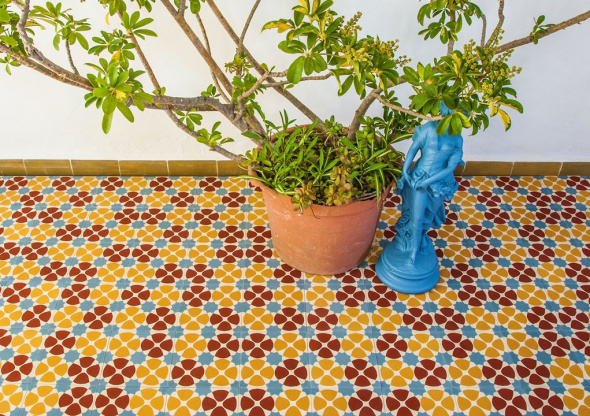 Цементная плитка: узоры, коллекции, видео