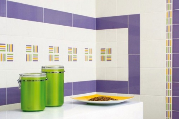 Цветная однотонная плитка из коллекции City от Doremail