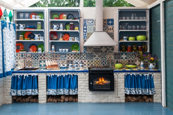 Ярко! Облицовочная плитка для пола и стен в стиле пэчворк