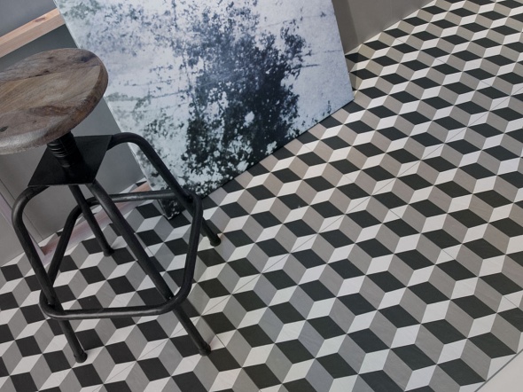  Широкоформатные реплики цементной плитки от INALCO Ceramica