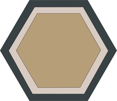 Hex. 03 Honeycomb (P03C Olive,P02 Milk,P01Kohl)