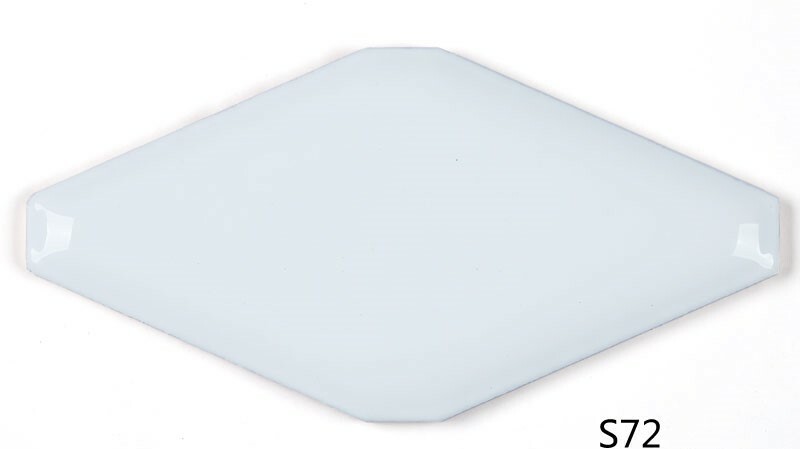 CONVEX RHOMBOS WHITE GLOSSY