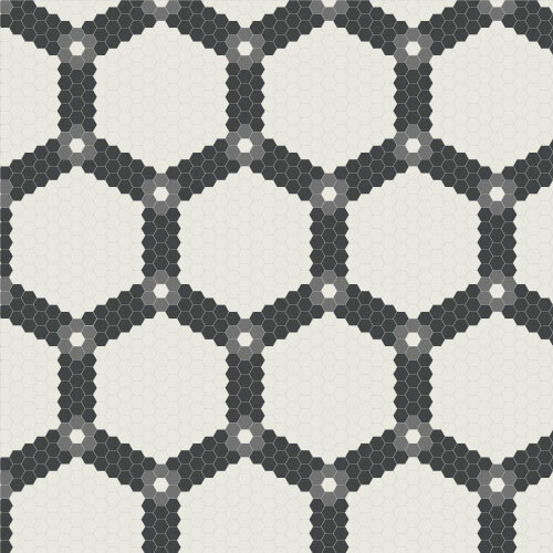 Special Design Net 004 (hex.2,5 Pearl Grey,Super White,Black,Slate)