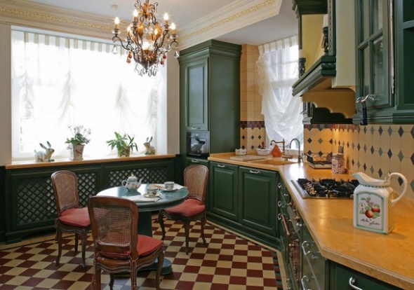 Французская керамическая плитка Winckelmans в классическом интерьере