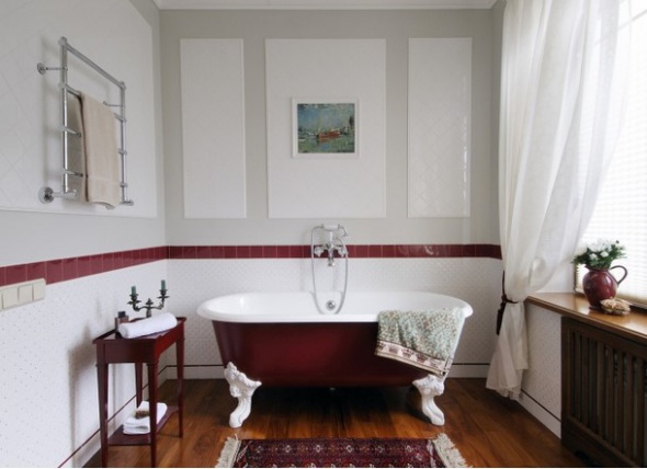 Керамическая плитка Winckelmans в интерьере с элементами французского стиля