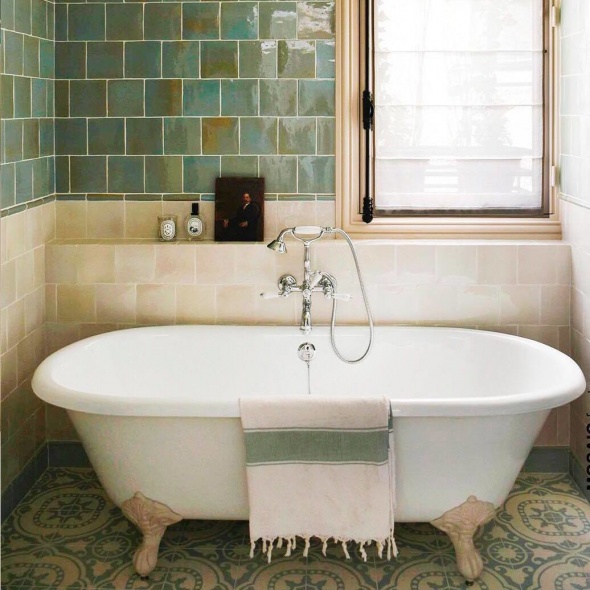 Как сэкономить на плитке в ванной 