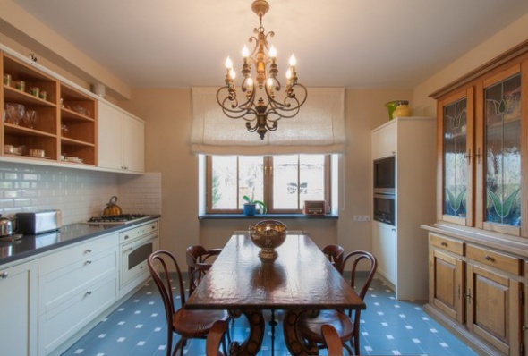 Французская керамическая плитка Diffusion в интерьере кухни