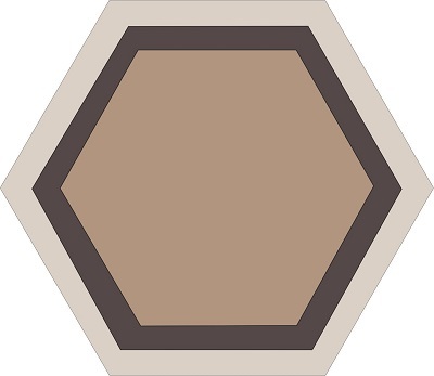 Hex. 02 Honeycomb (P13 Chocolate,P02 Milk,P12 Khaki)