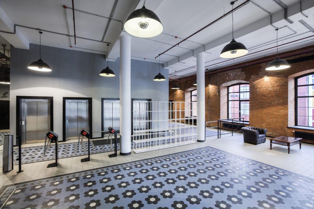 Даниловская мануфактура: метлахская плитка в стилистике loft