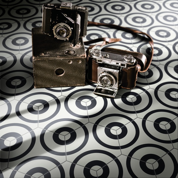 24 примера цементной плитки в интерьере