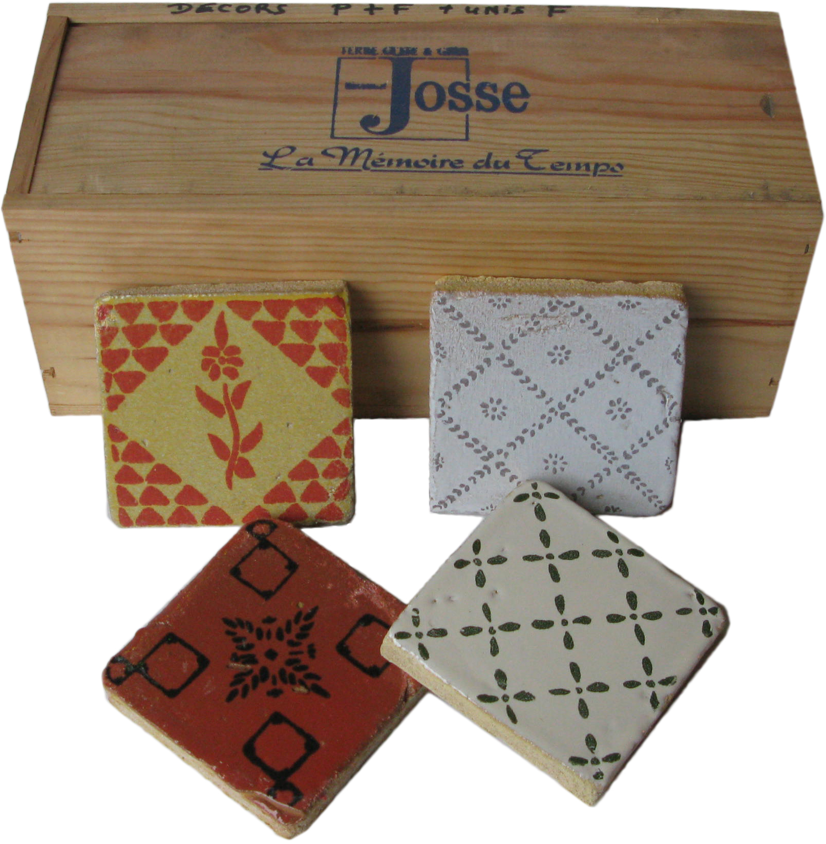 Set of samples  "JOSSE" Decors PAS+FranchES+UnisF