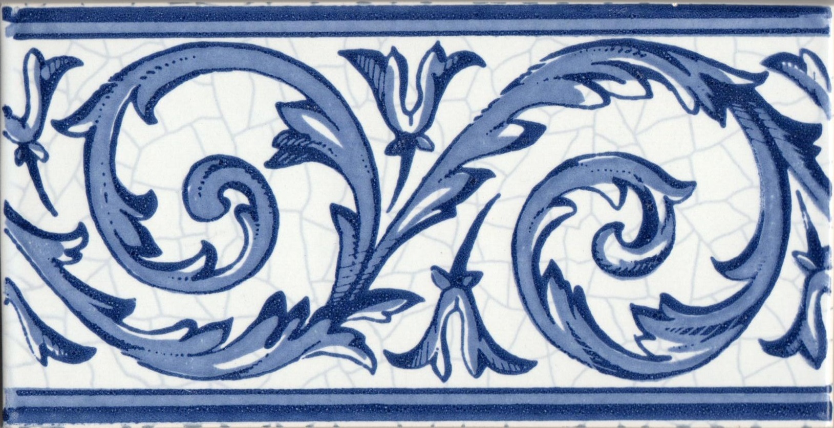 RENAISSANCE MOTIF VERT FOND ALBATRE