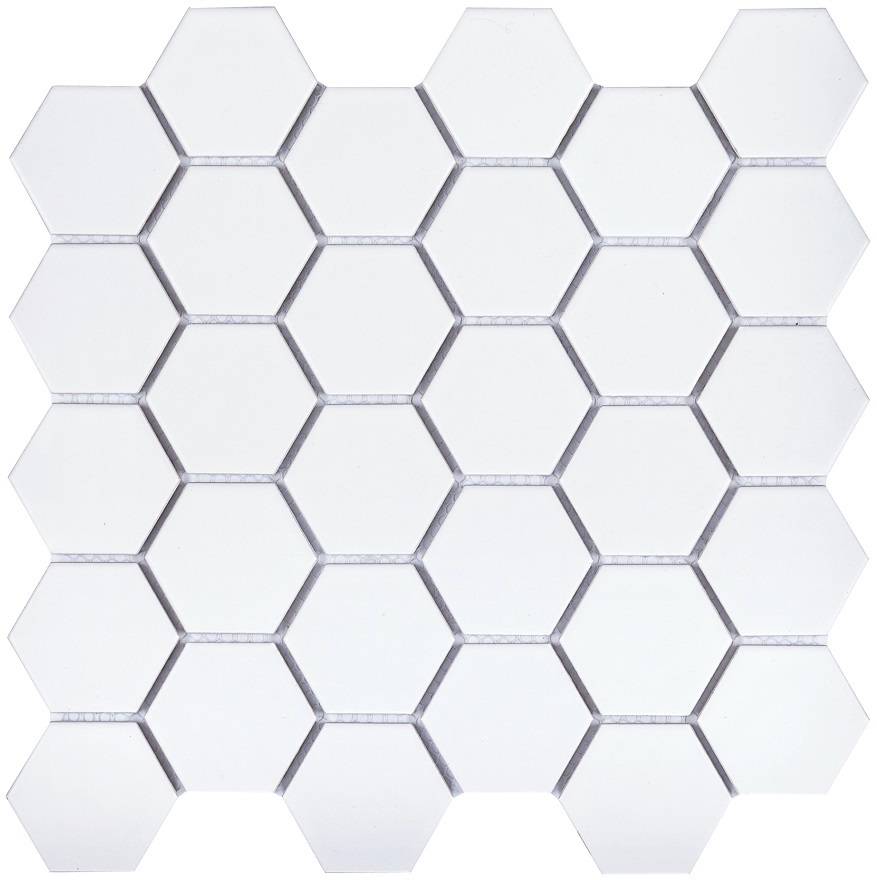 Mosaics Hex 51 White glossy